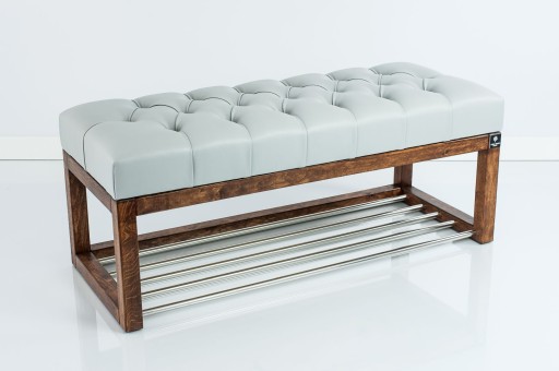 120 Производитель Стеганая скамья серая EMRA WOOD