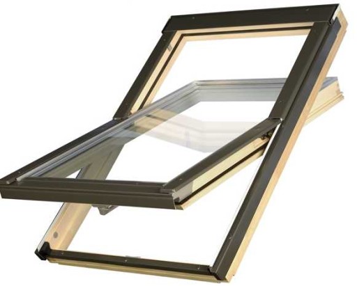 Мансардное окно OPTILIGHT 78x140 + гофрированный фланец