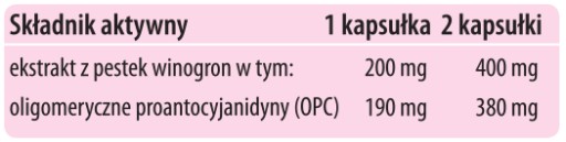 OPC ЭКСТРАКТ ВИНОГРАДНЫХ КОСТОЧЕК 60 капсул