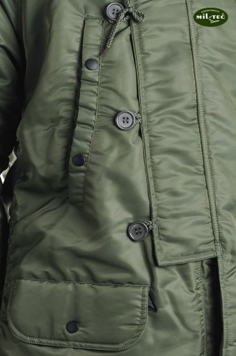 ALASKA PARKA N3B Базовая зимняя куртка OLIV - 3XL