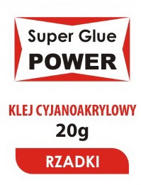 Klej cyjanoakrylowy CA Super Glue Błyskawiczny Rzadki Średni Gęsty 60g