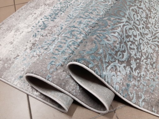 TAMARES Ковер 160x230 VINTAGE LOFT серый бирюзовый