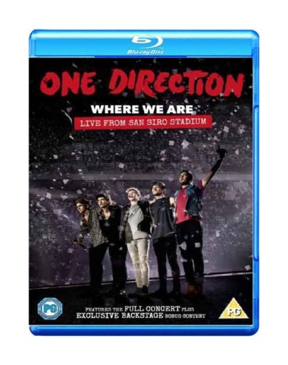 ONE DIRECTION Где мы живем Сан-Сиро BLURAY