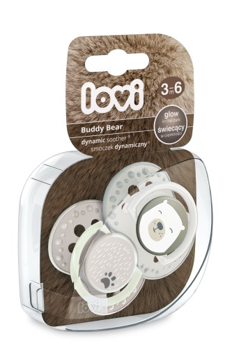 Соска LOVI BEAR SOOTHING 2 шт. 3-6М