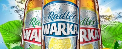 WARKA RADLER BEER серый жилет L шарф FAN