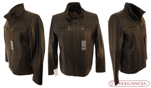 Мужская кожаная куртка BLACK PILOT M LIGHT NEW