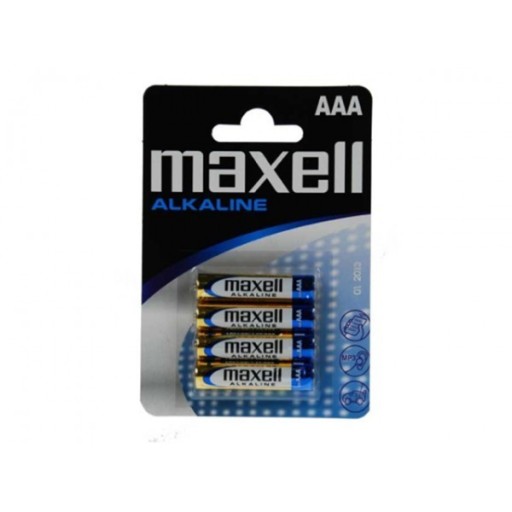 MAXELL Щелочная батарейка LR03 R3 AAA 1,5 В x4 шт.