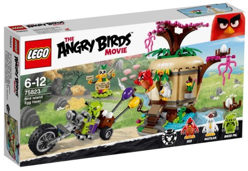 LEGO ANGRY BIRDS 75823 КРАЖА ЯИЦ НА ОСТРОВЕ