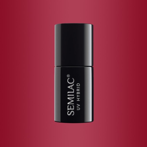SEMILAC HYBRID POLISH 070 ​​ЖЕМЧУЖНО-КРАСНЫЙ 7 МЛ