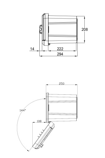 Ящик для инструментов DAKEN 550x250x294 автобус-эвакуатор