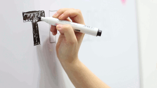 Biały flipchart 70x100 magnetyczny suchościeralny