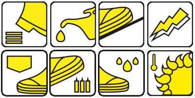 Рабочая обувь по охране труда и технике безопасности VM MICHELIN PORTLAND S3