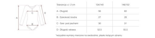 ГИМНАСТИЧЕСКИЙ БОДИ-БАЛЕТНЫЙ ТАНЦЕВАЛЬНЫЙ НАРЯД X2 HB 134/140