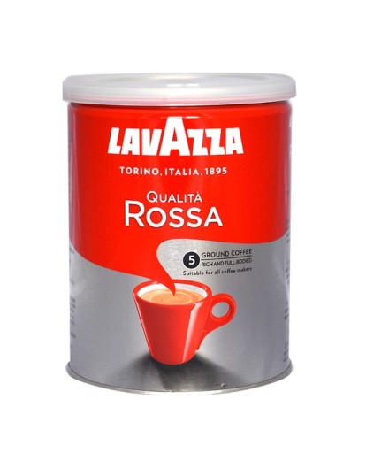 Кофе Lavazza Qualita Rossa молотый, банка 250 г.