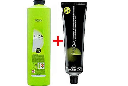 LOREAL ZESTAW INOA FARBA 60ml + AKTYWATOR 60ml OSD