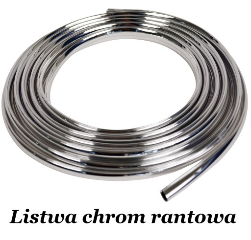 LISTWA CHROM RANTOWA RANTÓWKA 6x8mm POŁYSK 15M