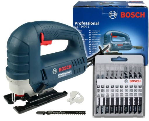 ЛОЗБИЛЬНИК 710W GST 8000E BOSCH + 11 ПИЛОВЫХ ПОЛОТЕН