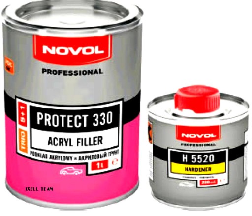 АКРИЛОВАЯ ГРУНТОВКА NOVOL PROTECT 330 1л СЕРАЯ 434