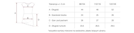 БОДИ ДЛЯ БАЛЕТНЫХ ТАНЦЕВ С ТУНИКОЙ X1 EN 122/128