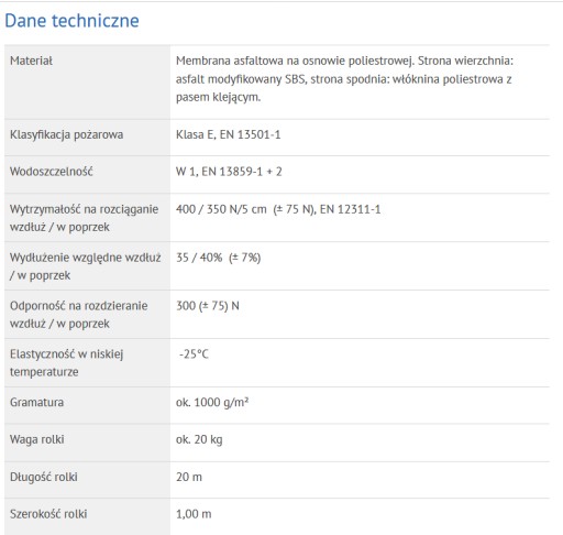 MEMBRANA ASFALTOWA DORKEN DELTA BITUXX