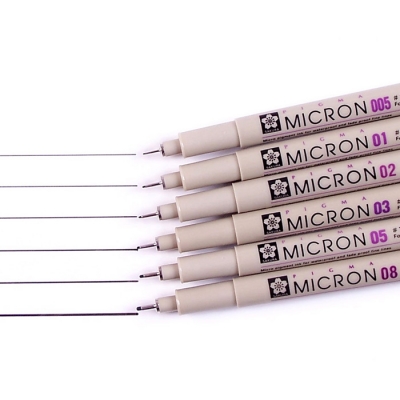 Pigma Micron Sakura Ciencse 02 Black 0,30 мм