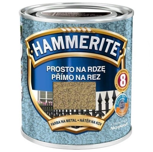 HAMMERITE Прямо к ржавчине 2,5 л GOLD HAMMER