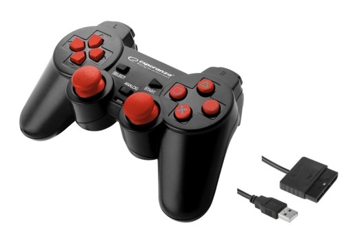 EGG106R Геймпад для ПК/PS3/PS2 USB Corsair черный и красный