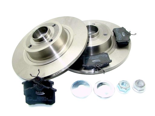 Тормозной диск x2 колодки задний renault cli iii megane ii подшипники , фото