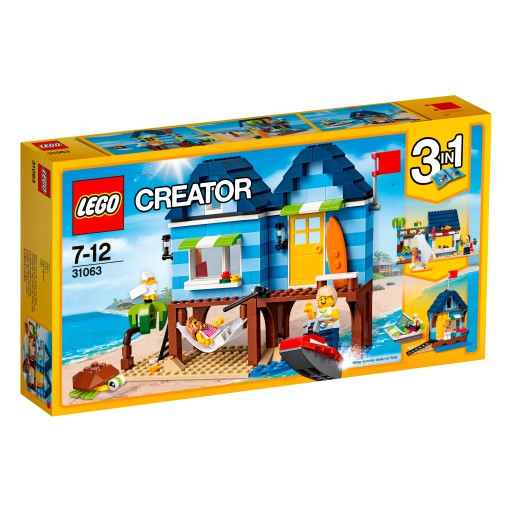 Klocki LEGO Creator Wakacje na plaży 31063 3w1