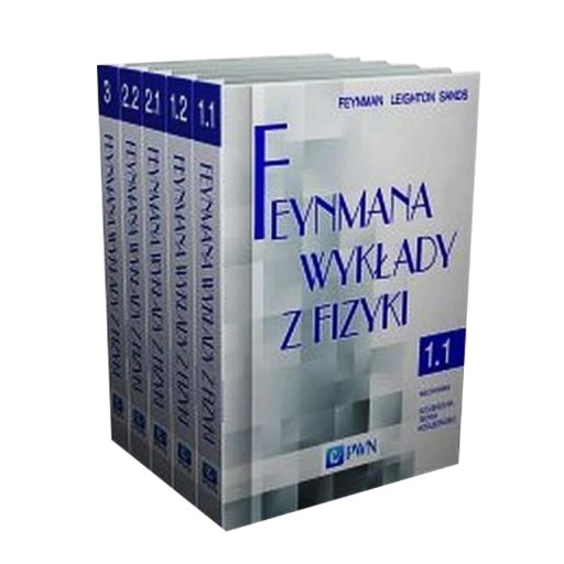 FEYNMANA WYKŁADY Z FIZYKI TOM 1-5 NOWE WYDANIE