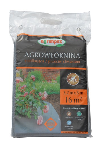 AGROWŁÓKNINA AGRIMPEX Hobby ściółkująca czarna 50 gr 3,2 x 5