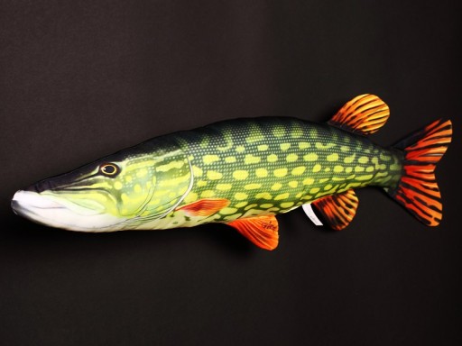 Ryba SZCZUPAK - PODUSZKA PLUSZOWA DUŻA 80cm