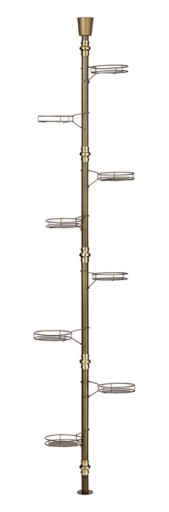 KWIETNIK Stojak na 8 donic Podłoga - Sufit 266cm - polski producent