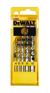 Zestaw 5 wierteł do betonu DeWALT EXTREME DT6956