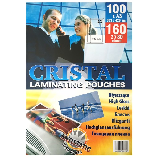 FOLIA DO LAMINOWANIA ARGO A3 80 mikron 303x426 mm