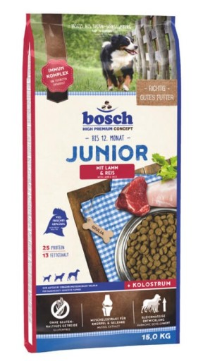BOSCH JUNIOR LAMB RICE JAGNIĘCINA 15KG