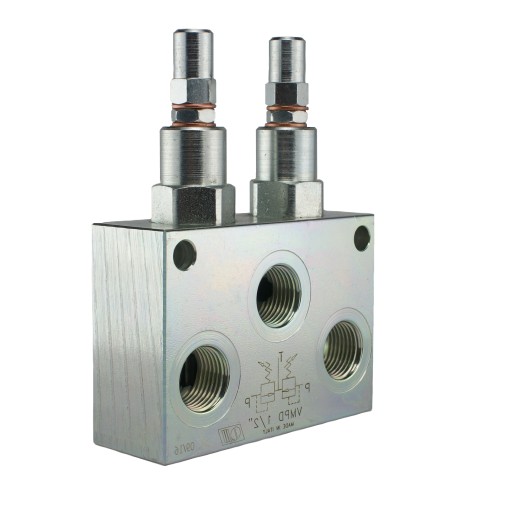 ZAWÓR PRZELEWOWY PODWÓJNY VMPD 1/2 70L 10-180bar