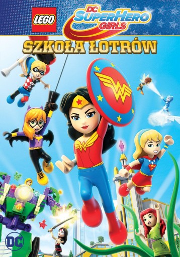 LEGO DC SUPER HERO GIRLS SZKOŁA ŁOTRÓW DVD FOLIA