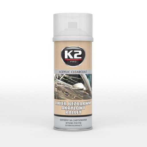 K2 LAKIER BEZBARWNY AKRYLOWY RALLY 400ml