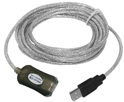 AKTYWNY PRZEDŁUŻACZ WZMACNIACZ KABEL USB V2 5m