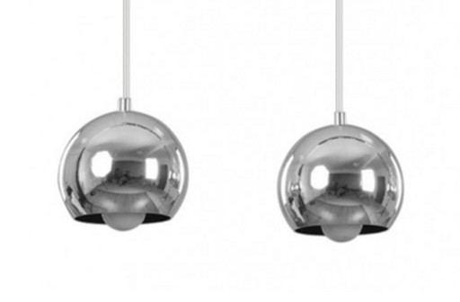 LAMPA BALL-2 CHROM WISZĄCA ŻYRANDOL KULE LED LOFT