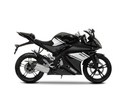 Yamaha YZF R125 naklejki okleina 2009 CZARNY