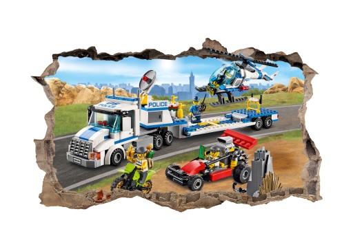 Naklejka ścienna LEGO CITY ! Duży wybór ! Efekt 3D