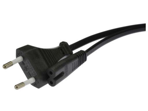 Kabel zasilający LCD RTV AGD ósemka C7 2PIN 1,8m