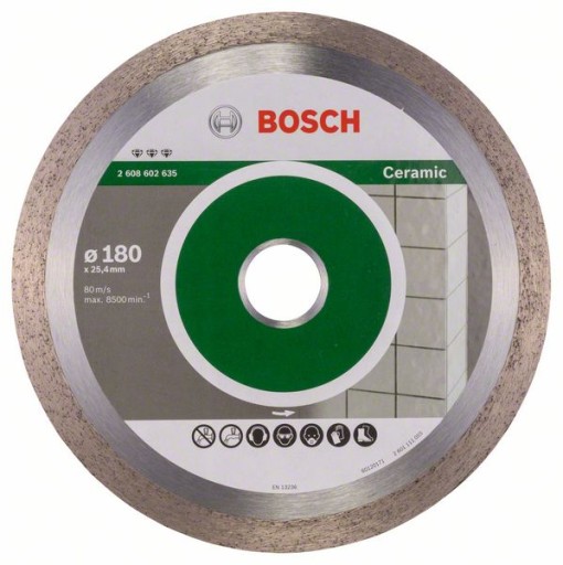 BOSCH TARCZA DIAMENTOWA 180/25,4 mm GRES CERAMIKA