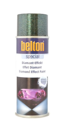 BELTON LAKIER EFEKT DIAMENTU BROKAT WIELOKOLOROWY SPRAY 400ML