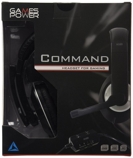 GAMES POWER COMMAND HEADSET FOR GAMING SŁUCHAWKI