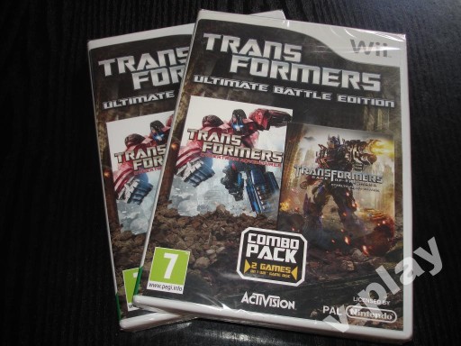 Transformers 2 gry Dark of the Moon +Cybertron Wii