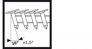 Gwoździe do papy Sztyfty Bosch CN 45-15 HG 19mm