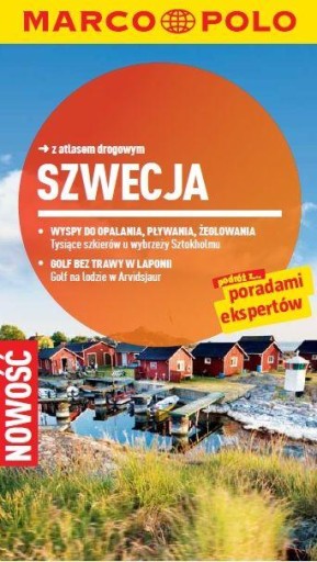 Marco Polo Szwecja Przewodnik + Atlas Drogowy NOWY